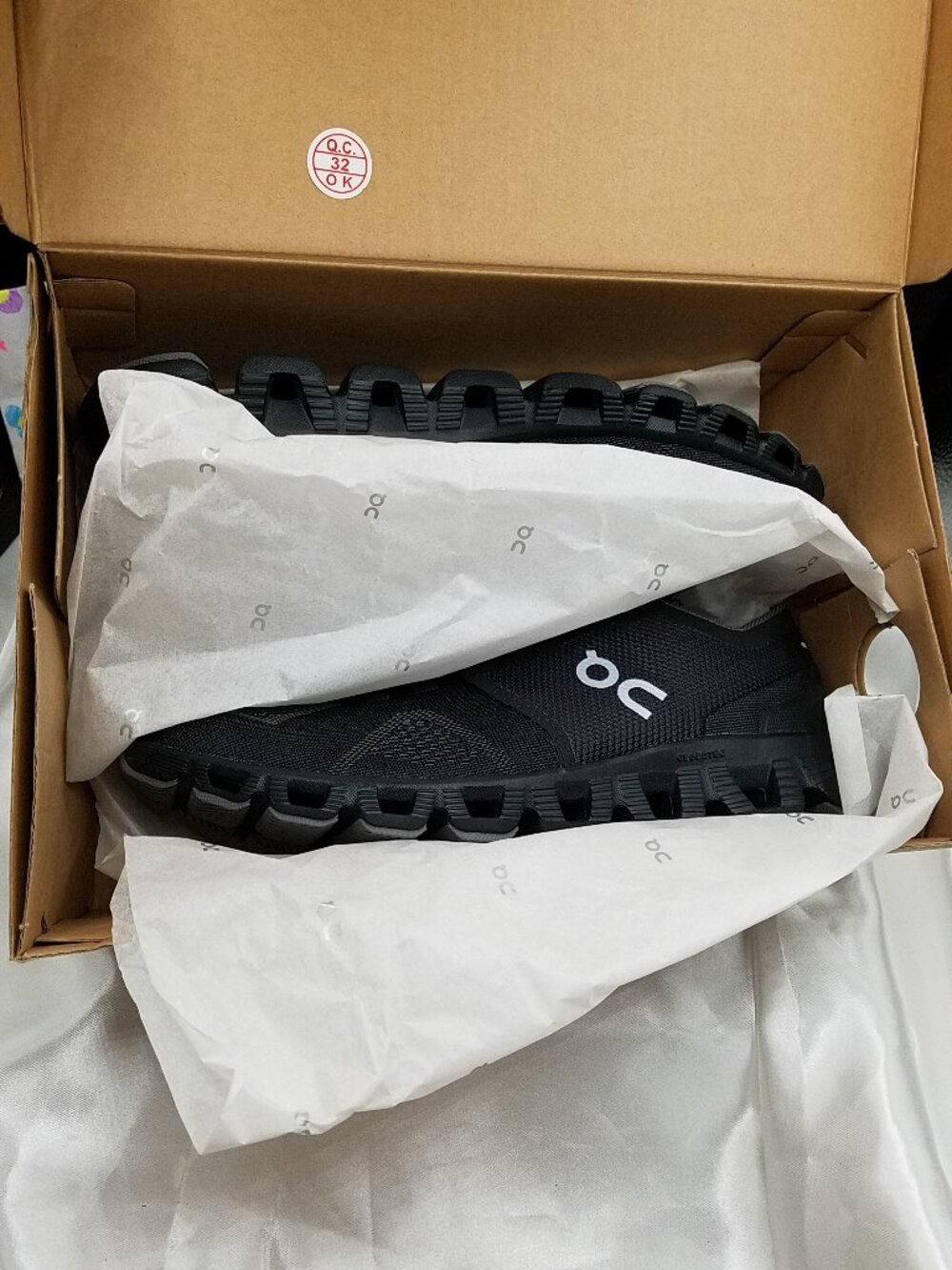 On Cloud X Black/Asphalt Running Shoes | Women's Size 9 | NIB - Picture 15 of 16